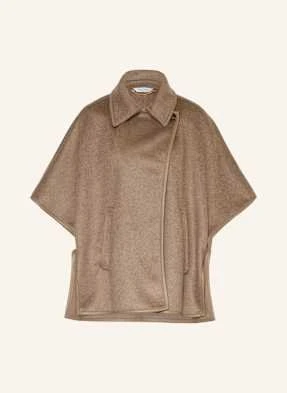 Max Mara Peleryna Z Kaszmiru Corsaro beige