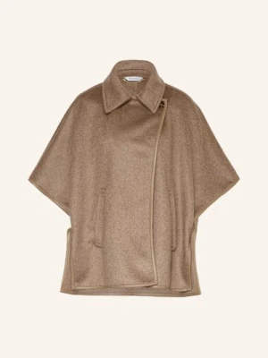 Max Mara Peleryna Z Kaszmiru Corsaro beige