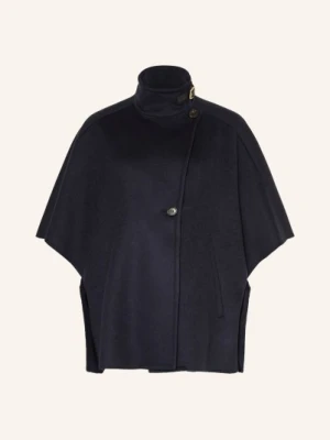 Max Mara Peleryna Z Kaszmiru Derrik blau