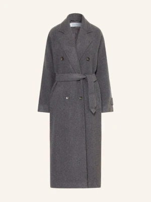 Max Mara Płaszcz Cadmio Z Kaszmirem grau SZARY