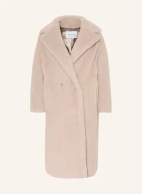 Max Mara Płaszcz Z Pluszowego Materiału Tedgirl Z Dodatkiem Alpaki beige