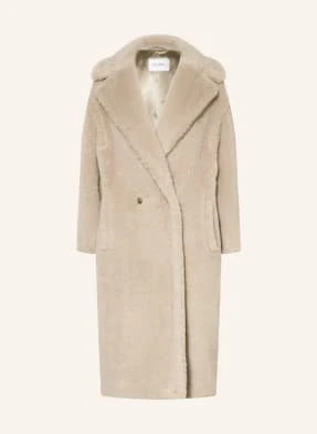 Max Mara Płaszcz Z Pluszowego Materiału Tedgirl Z Dodatkiem Alpaki beige