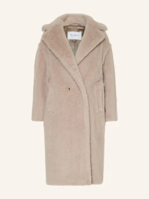 Max Mara Płaszcz Z Pluszowego Materiału Tedgirl Z Dodatkiem Alpaki beige