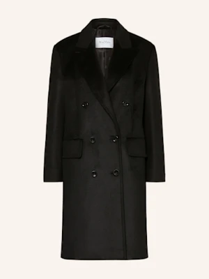 Max Mara Płaszcz Z Wielbłądziej Sierści Cosa schwarz