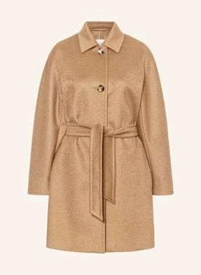 Max Mara Płaszcz Z Wielbłądziej Sierści Filato braun