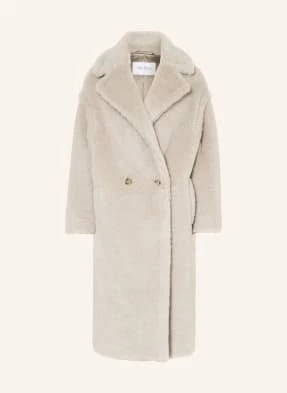 Max Mara Płaszcz Ze Sztucznego Futra Tedgirl Z Dodatkiem Alpaki beige