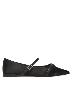 Max Mara Półbuty Satinflat 2514521272600 Czarny