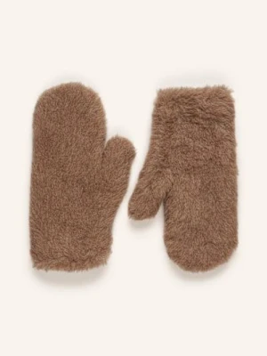 Max Mara Rękawiczki Jednopalcowe Ombrat Z Dodatkiem Alpaki braun