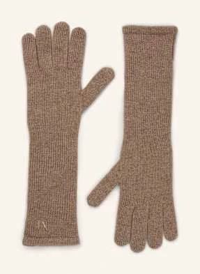 Max Mara Rękawiczki Mmjock Z Kaszmiru beige