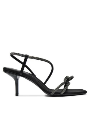 Max Mara Sandały Crystalsandal 2424526411600 Czarny