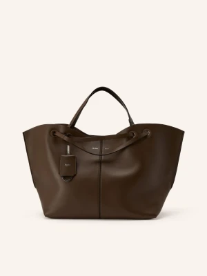 Max Mara Shopperka Mixeddoubles Z Torebką Typu Pouch braun brązowy