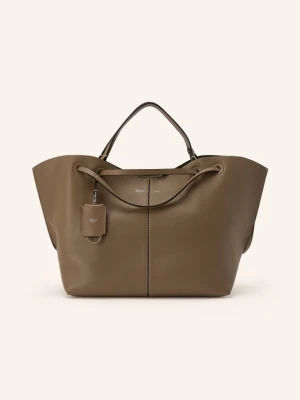Max Mara Shopperka Mixeddoubles Z Torebką Typu Pouch braun brązowy