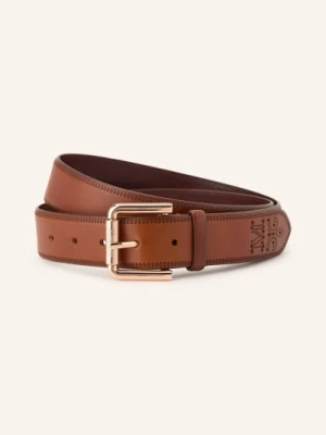 Max Mara Skórzany Pasek Mxaesodo braun