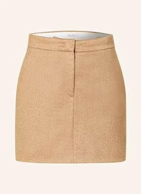 Max Mara Spódnica Ancella Z Wielbłądziej Sierści beige