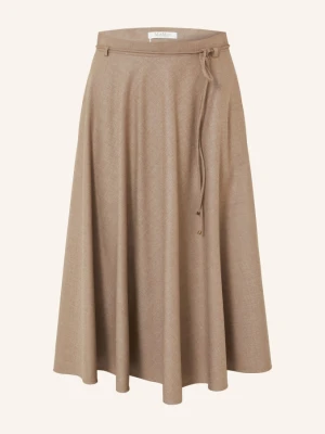Max Mara Spódnica Califfo Z Kaszmiru beige JASNOBRĄZOWY