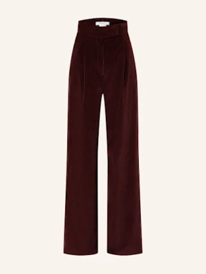 Max Mara Spodnie Marlena Bosso Ze Sztruksu rot