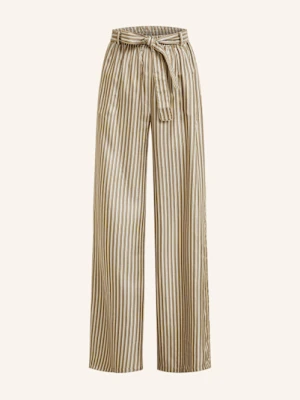 Max Mara Spodnie Marlena Ladino Z Jedwabiu beige