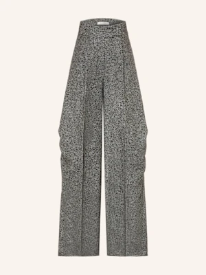 Max Mara Spodnie Marlena Simone Z Dodatkiem Jedwabiu schwarz