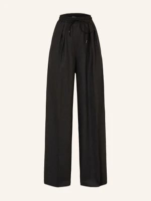 Max Mara Spodnie Typu Marlena Vetrino Z Flaneli grau CZIEMNOSZARY