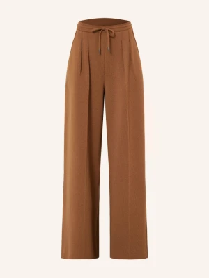 Max Mara Spodnie Z Dzianiny Funale Z Kaszmirem braun BRĄZOWY