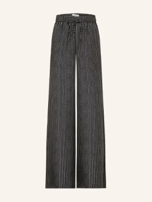 Max Mara Spodnie Z Jedwabiu Clarino schwarz