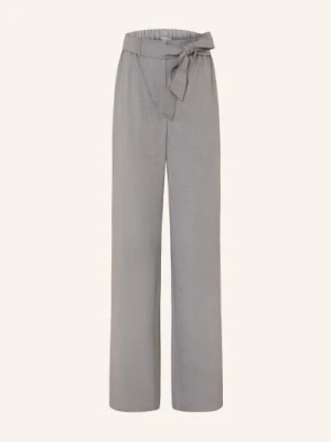 Max Mara Spodnie Z Materiału Typu Marle Salpa grau