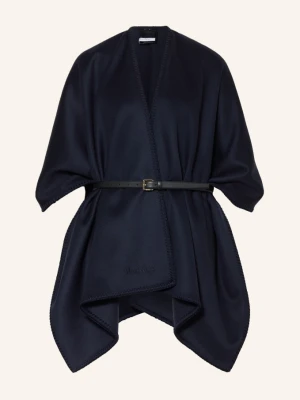 Max Mara Stola Colomba blau GRANATOWY