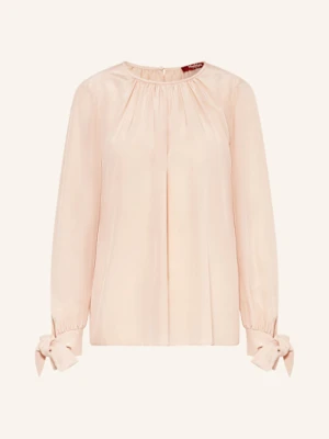 Max Mara Studio Bluzka Edotto Z Jedwabiu rosa