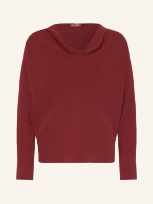 Max Mara Studio Bluzka Koszulowa Ottimo rot CZERWONY
