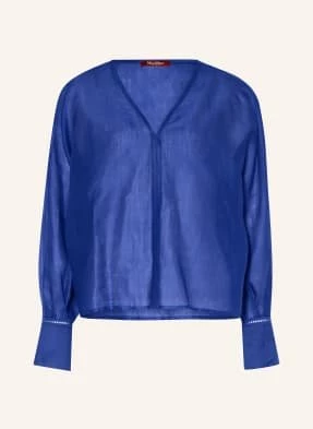 Max Mara Studio Bluzka Leccio blau