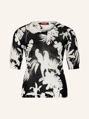 Max Mara Studio Dzianinowa Koszulka Comodo schwarz