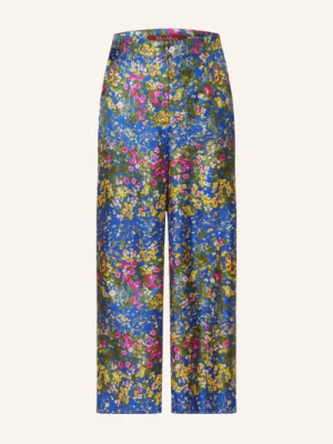 Max Mara Studio Kuloty Jedwabne Operoso blau