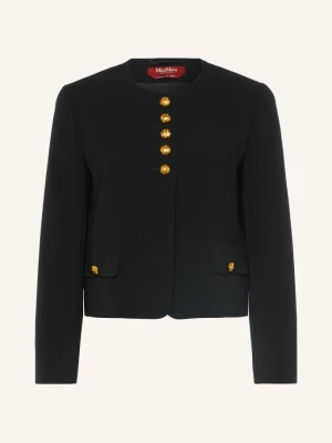 Max Mara Studio Kurtka Pudełkowa Paniere schwarz CZARNY