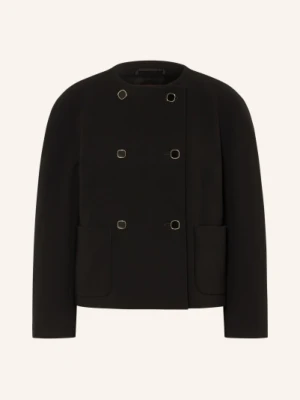 Max Mara Studio Kurtka Z Klapami Ombrosa schwarz