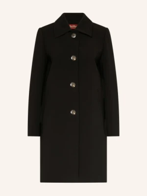Max Mara Studio Płaszcz Racconto schwarz