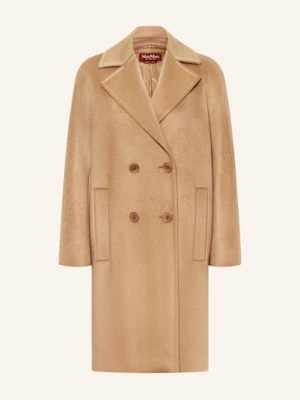 Max Mara Studio Płaszcz Wełniany Agenda braun