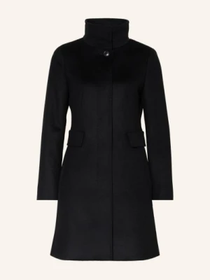 Max Mara Studio Płaszcz Wełniany Agnese schwarz