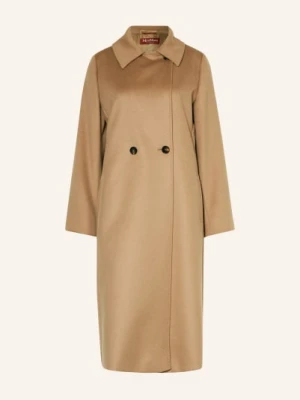 Max Mara Studio Płaszcz Wełniany Bcollag braun