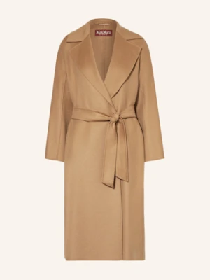 Max Mara Studio Płaszcz Wełniany Cles braun