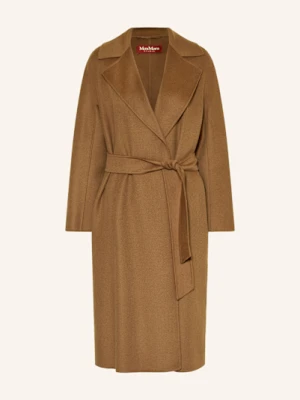 Max Mara Studio Płaszcz Wełniany Cles braun