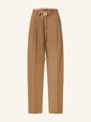 Max Mara Studio Spodnie Marlena Bergamo braun