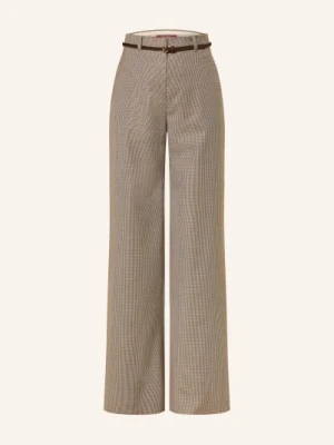 Max Mara Studio Spodnie Marlene Cicala braun