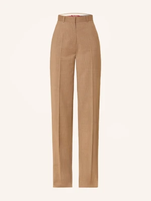 Max Mara Studio Spodnie Typu Marlena Cambusa braun brązowy