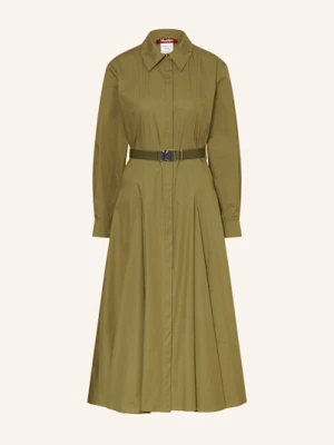 Max Mara Studio Sukienka Koszulowa Dancing gruen