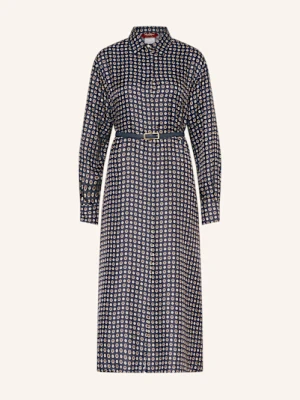 Max Mara Studio Sukienka Koszulowa Mister Z Jedwabiu blau