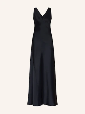 Max Mara Studio Sukienka Satynowa Pilly blau