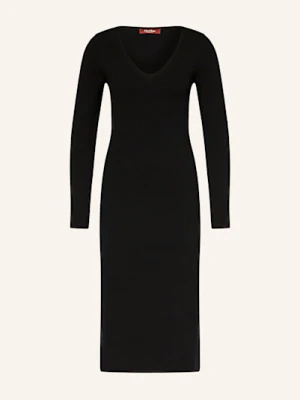 Max Mara Studio Sukienka Z Dzianiny Veletta schwarz