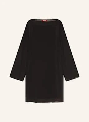 Max Mara Studio Sukienka Z Jedwabiu Paggi schwarz
