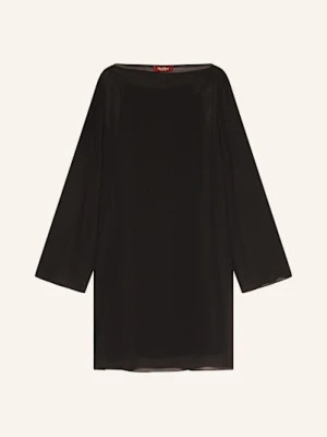 Max Mara Studio Sukienka Z Jedwabiu Paggi schwarz
