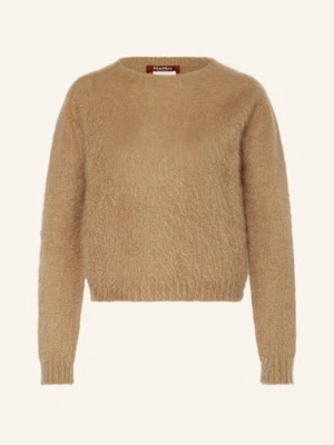 Max Mara Studio Sweter Aceto Z Dodatkiem Moheru braun